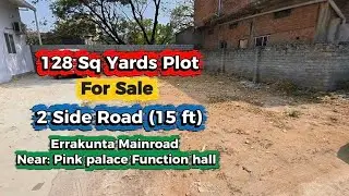 128 Sq Yards Plot for Sale | 2 Side Road | East / South Facing | Errakunta Hyderabad | Spot Registry