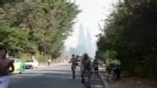 A number of towns in the southern Argentine province of Chubut were evacuated over the weekend after