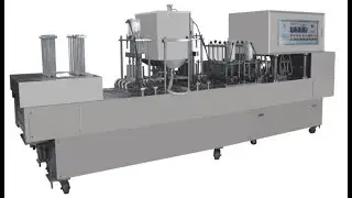 hummus cup filling and sealing machine