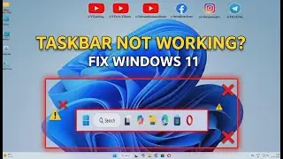 ✅ How To Fix Windows 11 Taskbar Not Working