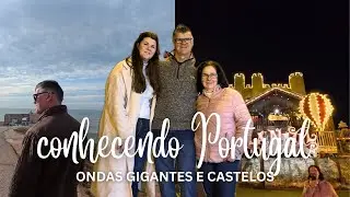 Turistando com meus pais por Portugal: Nazar&eacute;, Alcoba&ccedil;a e Castelo de &Oacute;bidos!