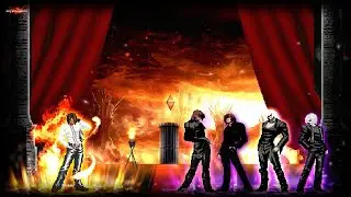 [KOF A-R] Legend Kyo VS O.Element Iori, O.Element Kyo, New.OP Element Iori, OP.Element Kyo.New