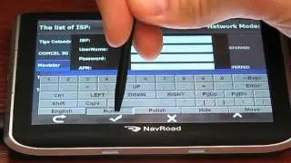 Navroad DUXO GPRS ISP configuration options