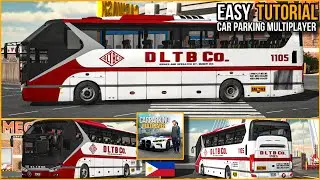 DLTB Co. Bus Tutorial | New King Long Bus Livery Tutorial in Car Parking Multiplayer New Update