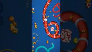 Worms Zone io 🐛🐍 | 🐍 old Santa 🐍 very powerful and pro snake #wormszoneio #gamingchannel #icchegamer
