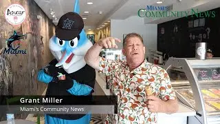 Billy The Marlin and Grant Miller visit Azucar Ice Cream in Pinecrest
