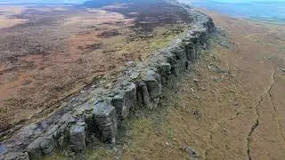 DJI MAVIC AIR 2 - Ox Stones x Stanage Edge - Peak District