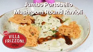 Y. Hata's Exclusive Villa Frizzoni Jumbo Portobello Mushroom Round Ravioli