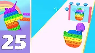 Fidget Rush (IOS, Android) NEW UPDATE Gameplay Walkthrough All Levels (Level 25) #Shorts