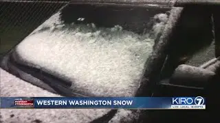 VIDEO: Team coverage of snow as cities around Puget Sound prepare for possibility of heavier snow