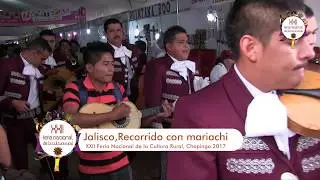 Recorrido con mariachi por la Feria Nacional de la Cultura Rural