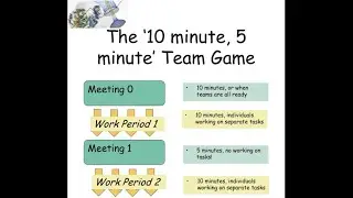 The '10 minute, 5 minute' Project Management and Team Building Game