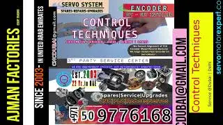 Control Techniques Servo Motor Encoder Error Troubleshooting @Dubai Get Bearing, Brake Replaced UAE