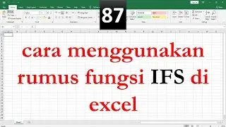 cara menggunakan rumus fungsi ifs di excel