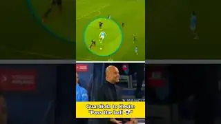 Pep Guardiola losing his cool with De Bruyne 🤬 #shorts