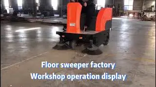 Big Type Ride on Road Sweeper Auto Floor Sweeper Cleaning Equipment