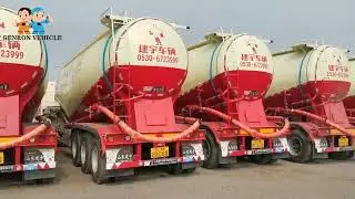 3 axles bulk cement tanker trailer 40T , use in Ghana ,Dagote ,Ghacem