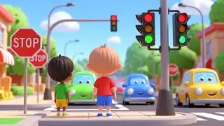 Super Car Safety Rules Rhyme for Kids | Fun Safety & Vehicle Song, Popular Nursery Rhyme 🚗🛡️🎶