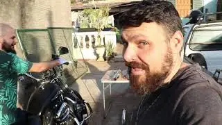 Troca das ponteiras Harley Davidson Sporster XL1200 CB