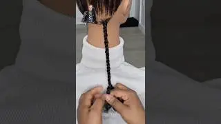 Простейший способ закрутить косички крючком для начинающих #прическа #волосы #уходзаволосами #тре...