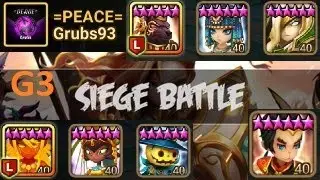 G3 Siege =Peace= Vs Yggdrasil Vs Blood & Tears