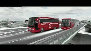 | METRO TURİZM KIRMIZI METALİK BOYA | GİRESUN - SAMSUN | MERCEDES BENZ TRAVEGO 15 SHD 2024 | KAZA |