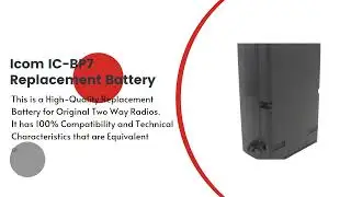 Replacement Battery for Icom IC-BP7