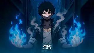 Dabi Blue Flames 4K Live Wallpaper | My Hero Academia Screensaver 🔥