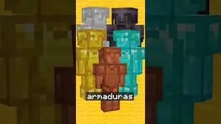 CUANDO LAS ARMADURAS SE ENTEREN DEL COBRE #minecraft