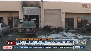 UPDATE: Fire destroys over a dozen classic cars, including father's gift to son