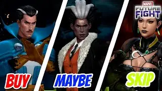 Uniform Buy And Skip Guide B/W Doctor Strange, Doctor Voodoo, Sister Grimm - Marvel Future Fight