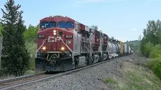 TVR Rail Spotting HD: CP 468 heading north near De Winton AB 5/20/18