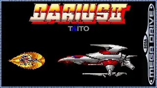 DARIUS II [MD] - NO DEATH - VERY HARD - 100% - Longplay, Walkthrough, Playthrough !!