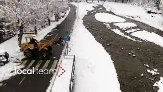 Vobbia imbiancata dalla neve: le immagini dal drone