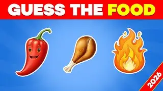 GUESS the FOOD by EMOJI 🤔 Emoji Quiz | Jammy Quiz
