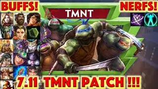 SMITE PATCH NOTES 7.11 TMNT + Teenage Mutant Ninja Turtles Battle Pass + Buffs + Nerfs + New Skins