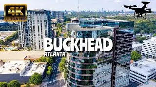 Buckhead, Atlanta In 4K By Drone - Amazing View Of Buckhead, Atlanta 