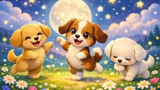 Die drei tanzenden Welpen 🐶🎵 | Fr&ouml;hliches Kinderlied | S&uuml;&szlig;es Hunde-Video f&uuml;r Kinder
