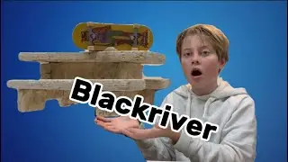 Building the #blackriver table mini out of wood!! #fingerboard #skating #building 