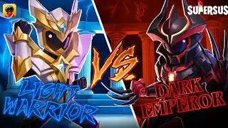 LIGHT WARRIOR VS DARK EMPEROR WHO IS BEST ? 💀💀 || DEMON KING GAMING || SUPER SUS || DKG ||