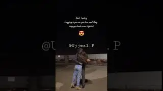 Cute hug😍😍#couple #hug #kiss #youtubeshort #shorts
