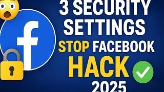 Facebook हैक हुनबाट बचाउन 3 Settings ||😱 How to Secure Facebook Account 2025✅