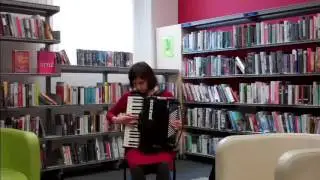Rowena Curry performs at Truro Community Library on Saturday 10th May 2017