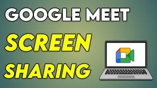 Google Meet Screen Sharing In Laptop | Google Meet Laptop Screen Share
