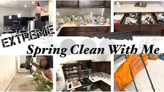 REAL LIFE DEEP CLEAN WITH ME | Extreme Cleaning Motivation Spring 2022