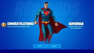 How to Unlock Superman in Fortnite! (Clark Kent Skin)