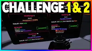 COMPLETING CHALLENGE 1 & 2 In Roblox Omega Rarities 2...