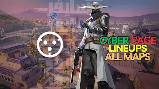 Valorant Cypher Cyber Cage SMOKE lineups all maps