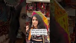 Rare indo western things from boho banjaran markets- what would you choose from janpath / gujarati