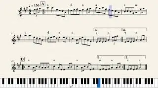 Cripple Creek &ndash; John Salyer Fiddle Transcription